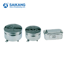 SKN021 Hospital Stainless Steel Steam Medical Sterilization Container